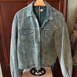 POL Blue Corduroy Jacket